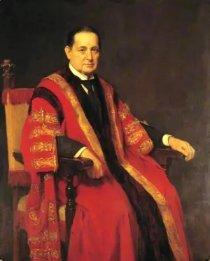 John Bland-Sutton by John Collier Oil Painting