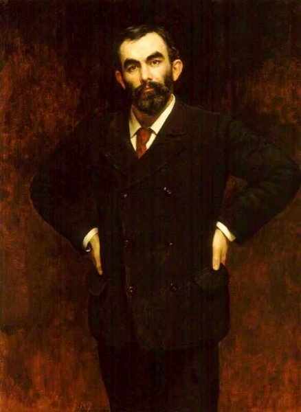 John Elliott Burns by John Collier - Hand-Painted Oil Painting Reproduction
