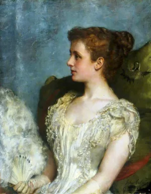 Lady Darling painting by John Collier