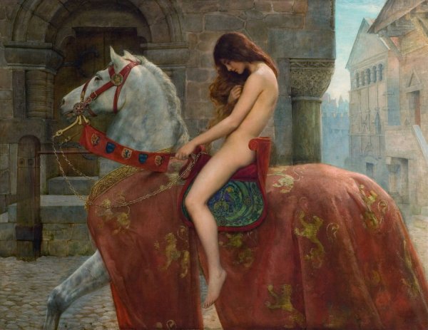 Lady Godiva  by John Collier - Hand-Painted Oil Painting Reproduction