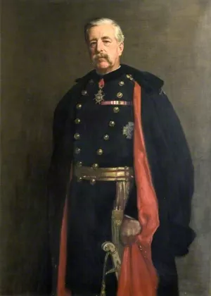 Major General M. W. E. Gossett by John Collier - Oil Painting Reproduction