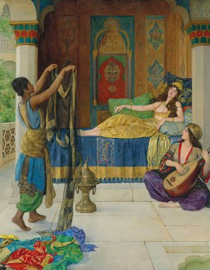 Myrrh, Aloes and Cassia by John Collier Oil Painting