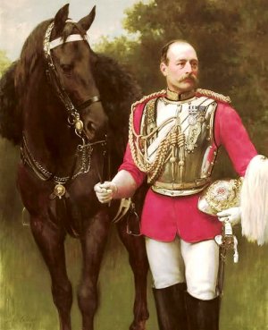 Portrait of Colonel Rowland John Beech Oil painting by John Collier