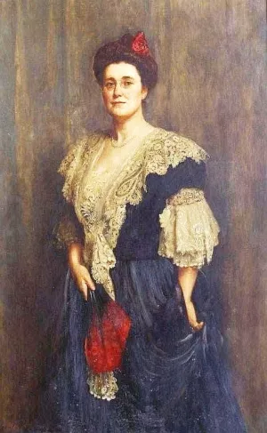 Portrait of Mrs Adeline Hurry by John Collier Oil Painting