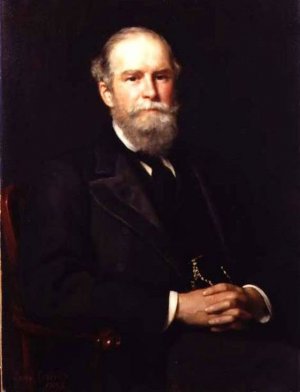 Portrait of Sir John Lubbock, 1st Baron Avebury by John Collier Oil Painting