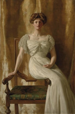 Portrait of The Hon. Mrs Harold Ritchie by John Collier Oil Painting
