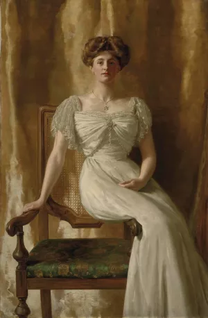 Portrait of The Hon. Mrs Harold Ritchie by John Collier Oil Painting