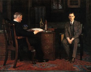 Sentence of death by John Collier Oil Painting