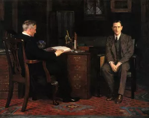 Sentence of death by John Collier Oil Painting