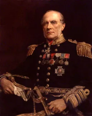 Sir Edward Augustus Inglefield by John Collier Oil Painting