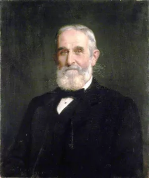 Sir John Evans II painting by John Collier