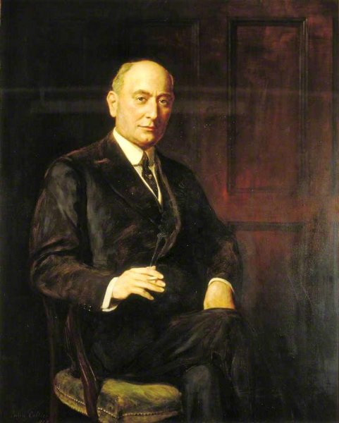 Sir Landon Ronald, Principal of the Guildhall School of Music by John Collier - Hand-Painted Oil Painting Reproduction