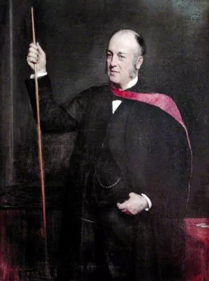 Sir William Mitchell Banks by John Collier Oil Painting