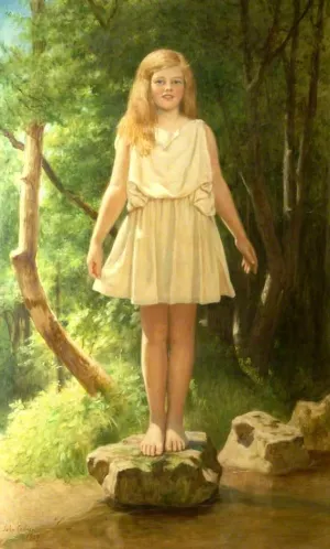 Stepping Stones: Pamela painting by John Collier