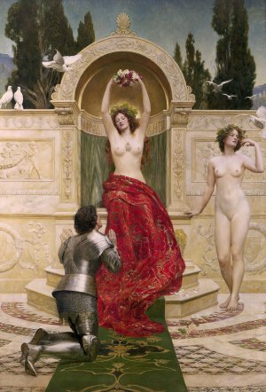 Tannhauser en el Venusberg by John Collier Oil Painting