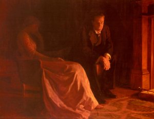 The Confession Oil painting by John Collier