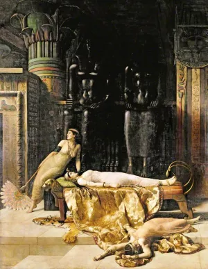The Death of Cleopatra by John Collier Oil Painting