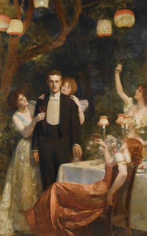 The Garden Of Armida by John Collier Oil Painting