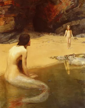 The Land Baby Oil painting by John Collier