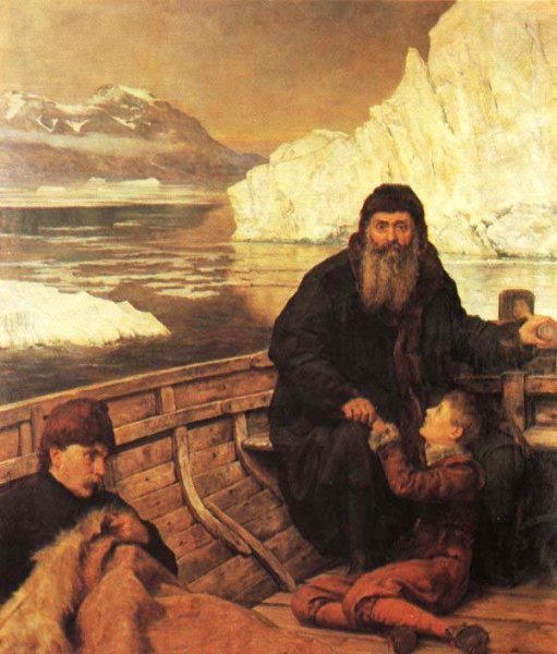 Main Product Photo of The Last Voyage Of Henry Hudson Painting by John Collier