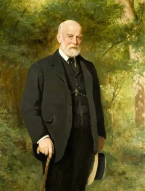 The Right Honourable T. F. Halsey painting by John Collier