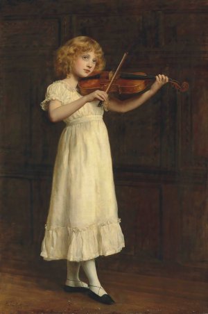 The Sonatina by John Collier Oil Painting