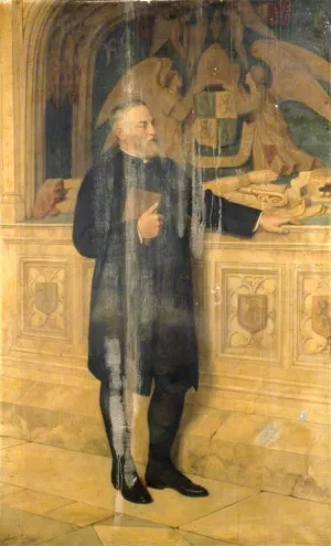 The Very Reverend John Julias Hannah painting by John Collier