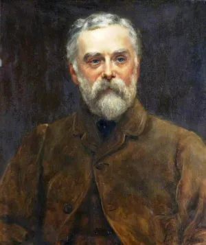 William Fred Collier by John Collier - Oil Painting Reproduction