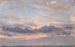 A Cloud Study, Sunset by John Constable Oil Painting