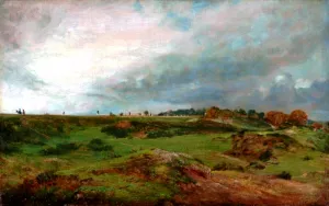 A Road Across Hampstead Heath by John Constable - Oil Painting Reproduction