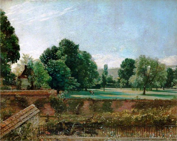 A View at Salisbury from Archdeacon Fisher's House by John Constable - Hand-Painted Oil Painting Reproduction