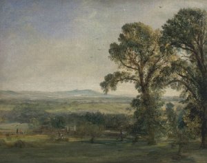 Bardon Hill, Coleorton Hall by John Constable Oil Painting