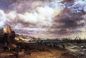 Chain Pier, Brighton by John Constable Oil Painting