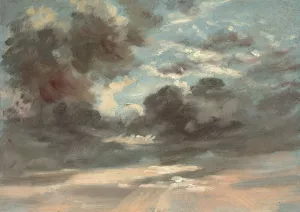 Cloud Study - Stormy Sunset by John Constable Oil Painting