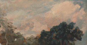 Cloud Study with Trees by John Constable Oil Painting