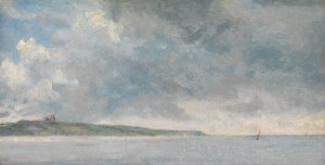 Coastal Scene with Cliffs by John Constable Oil Painting