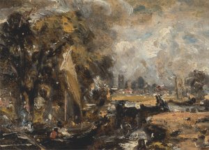 Dedham Lock by John Constable Oil Painting