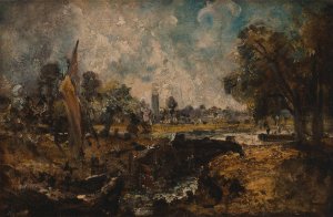 Dedham Lock by John Constable Oil Painting