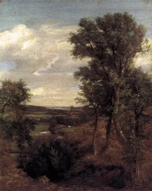 Dedham Vale painting by John Constable