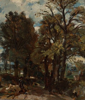 Fen Lane, East Bergholt by John Constable Oil Painting