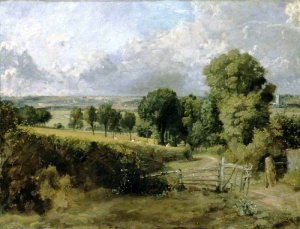 Fen Lane, East Bergholt Oil painting by John Constable