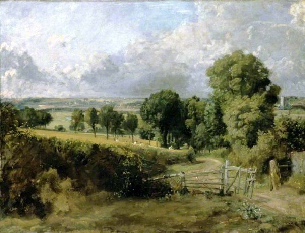 Fen Lane, East Bergholt by John Constable - Hand-Painted Oil Painting Reproduction