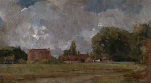 Golding Constable's House, East Bergholt; the Artist's Birthplace by John Constable Oil Painting