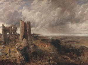 Hadleigh Castle, The Mouth of the Thames-Morning after a Stormy Night by John Constable Oil Painting