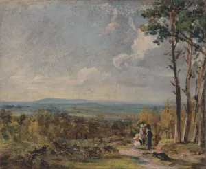 Hampstead Heath Looking Towards Harrow by John Constable Oil Painting