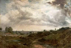 Hampstead Heath painting by John Constable