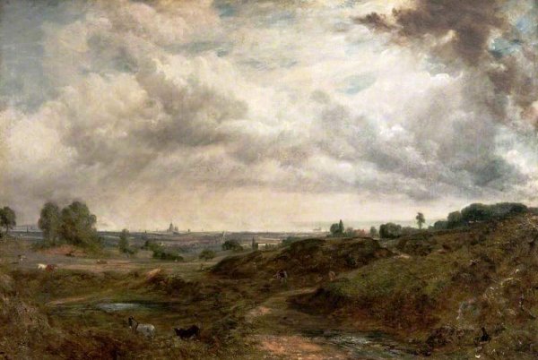 Hampstead Heath by John Constable - Hand-Painted Oil Painting Reproduction
