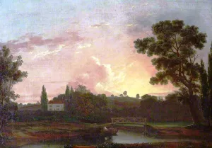 Lamarsh House, Lamarsh, Essex by John Constable Oil Painting