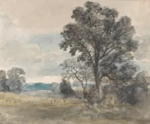 Landscape at East Bergholt by John Constable Oil Painting