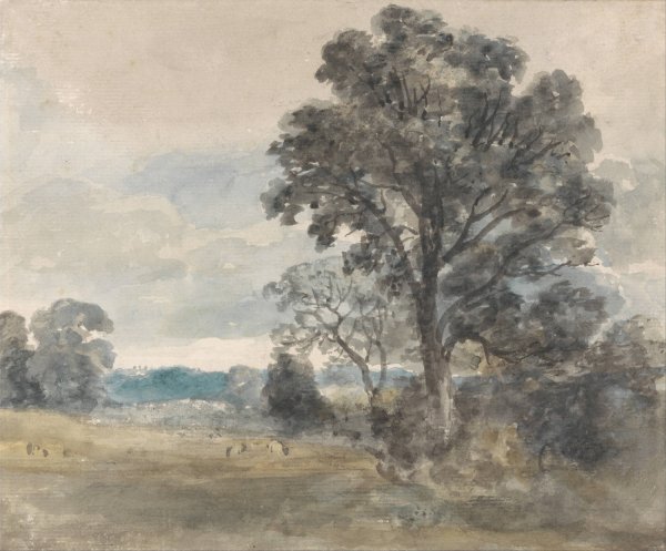 Landscape at East Bergholt by John Constable - Hand-Painted Oil Painting Reproduction